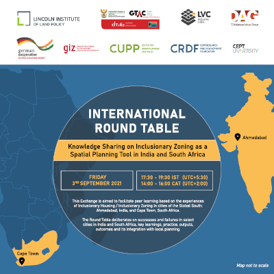 International Policy dialogue on Inclusionary Zoning in India and South Africa